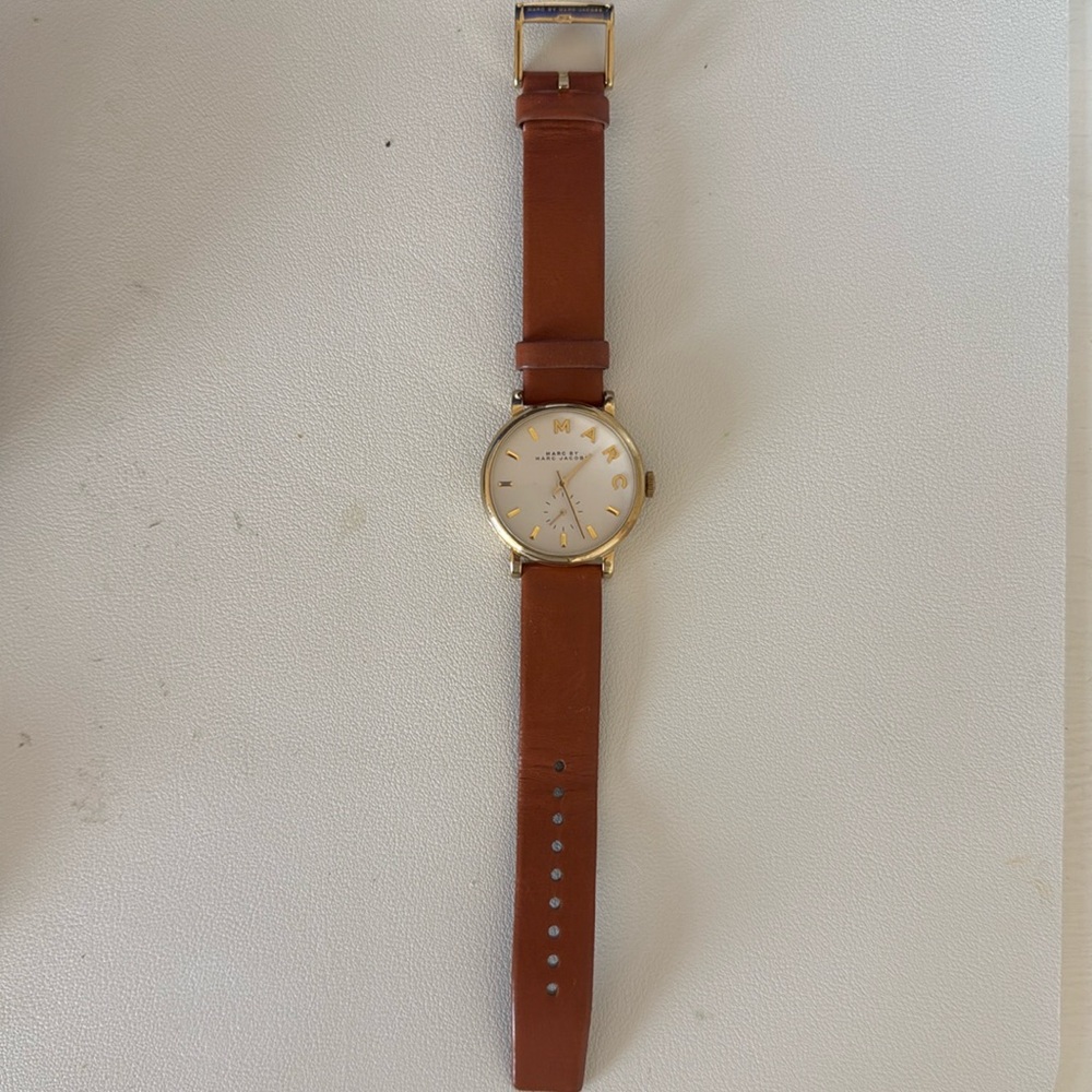 Marc by Marc Jacobs leather band Watch
